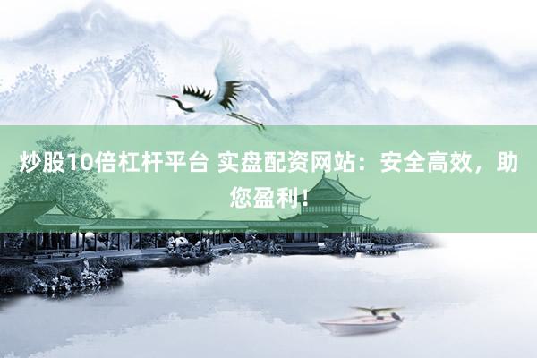 炒股10倍杠杆平台 实盘配资网站：安全高效，助您盈利！