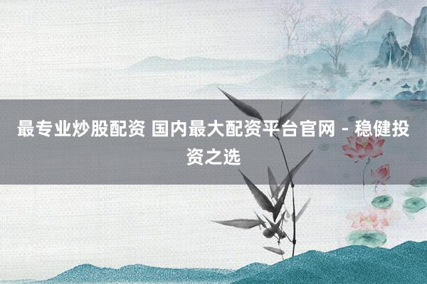 最专业炒股配资 国内最大配资平台官网 - 稳健投资之选